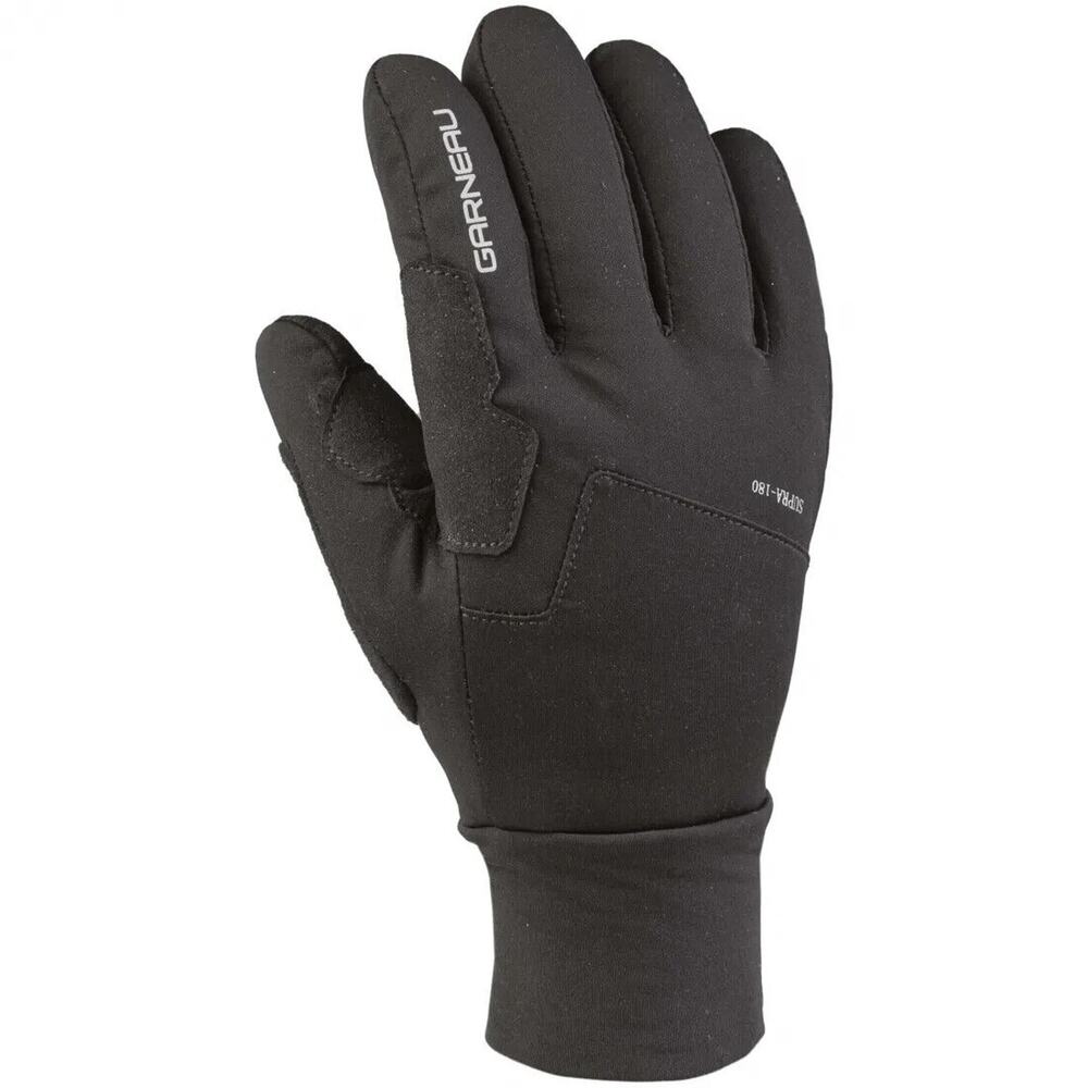 NEW Garneau Supra 180 Cycling Insulated Gloves Winter Fall Size Small BLACK